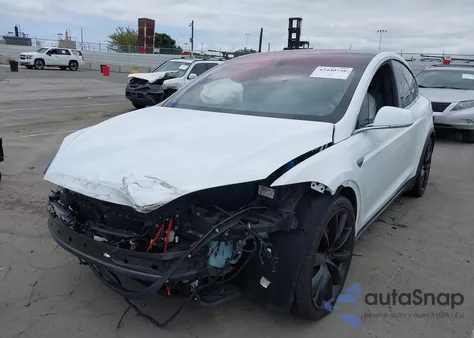 2016 Tesla Model X 75D/P100D/P90D from USA, damaged, VIN 5YJXCBE4XGF021916